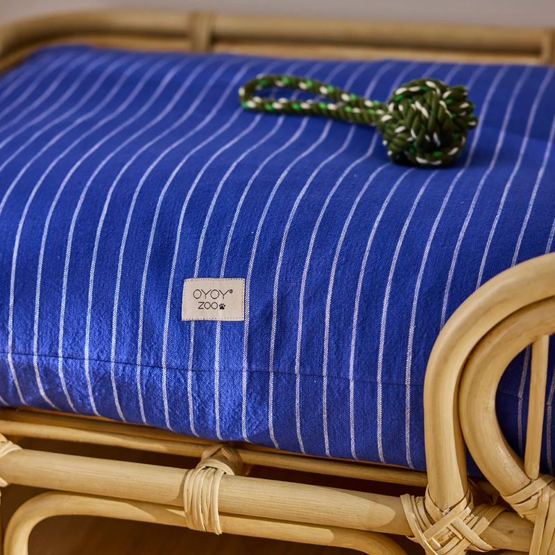 Kyoto Dog Cushion Large - Optic Blue