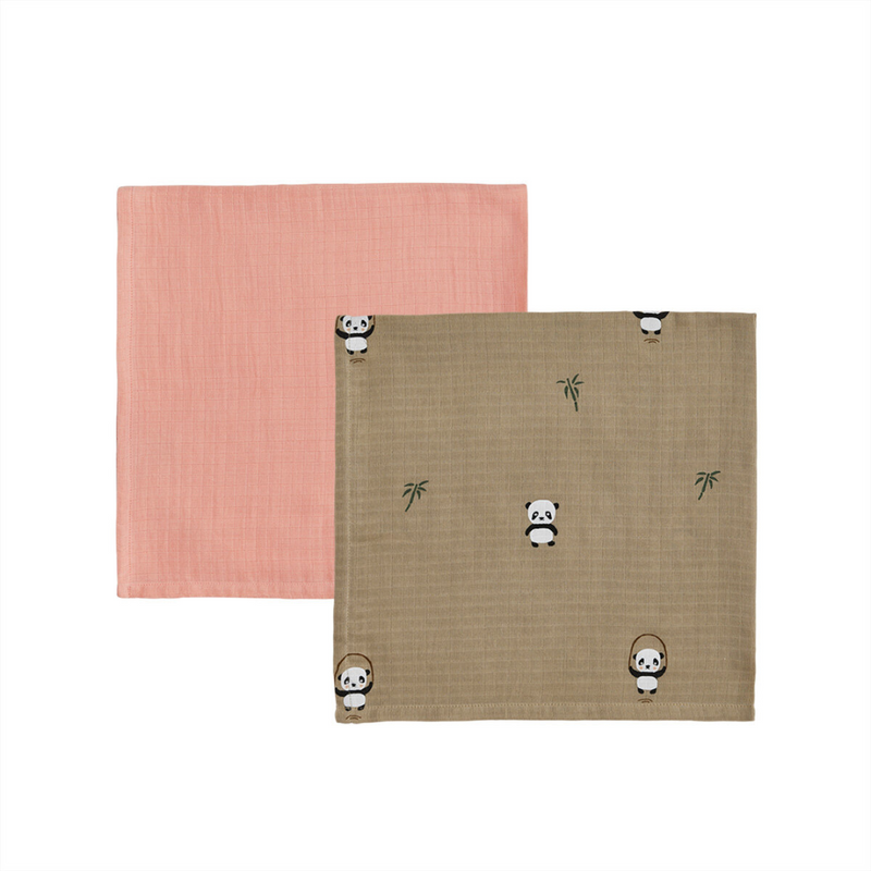 Panda Muslin - Pack of 2