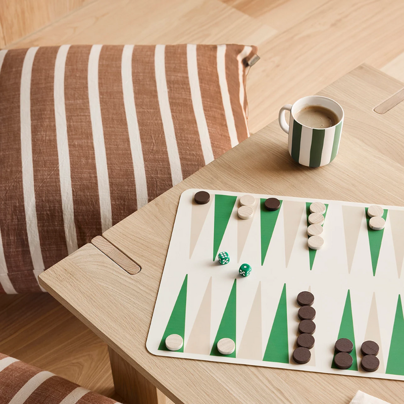 Toppu Mug - Off White + Green