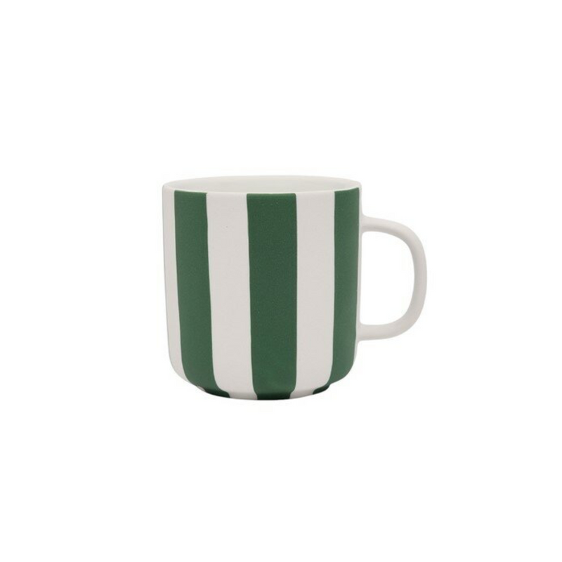 Toppu Mug - Off White + Green