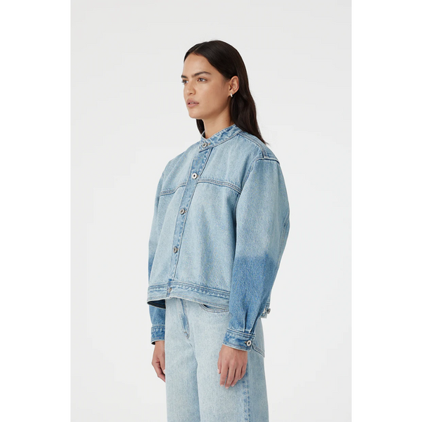 Lexie Denim Jacket - Lucid Ombre