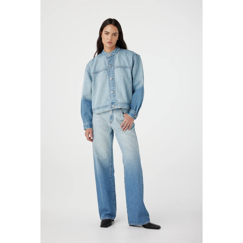 Lexie Denim Jacket - Lucid Ombre