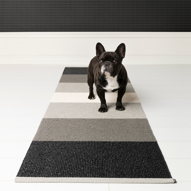 Kim Rug Black - 70 x 160cm