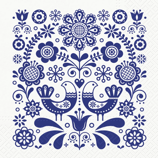 Napkins - Folk Stamp