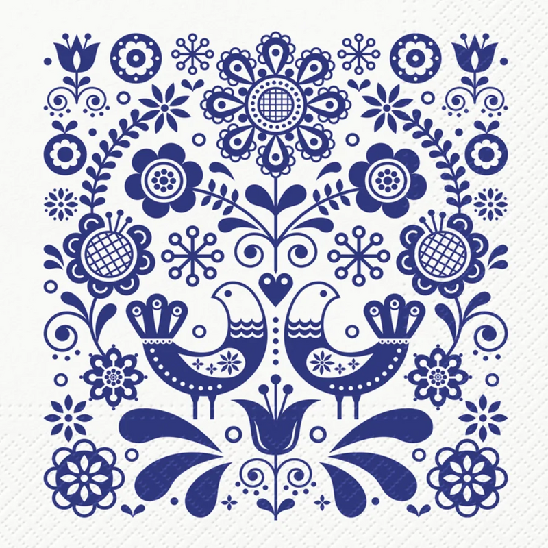 Napkins - Folk Stamp