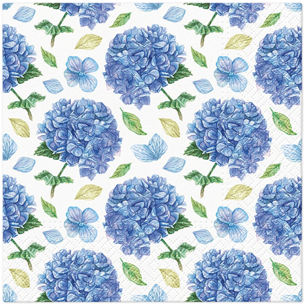 Rhythmic Hydrangea Paper Napkins