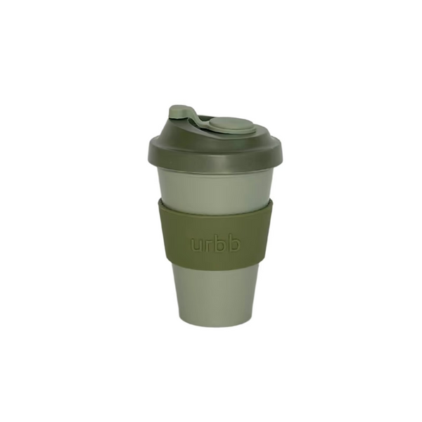 Biodegradable Coffee Cup - Sage + Olive