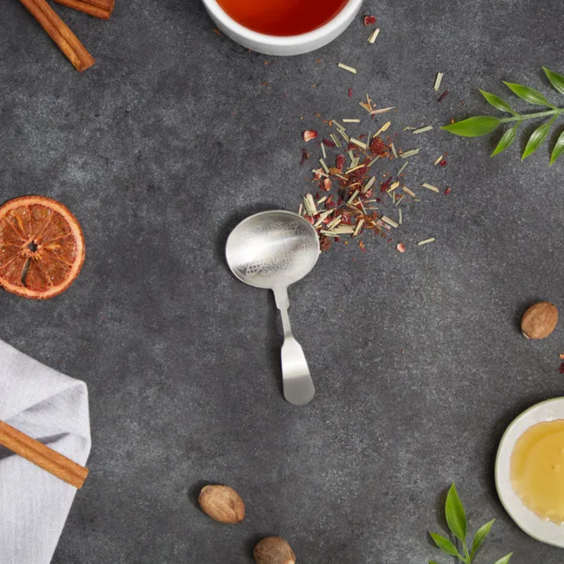 Tea Caddy Oval Scoop/Spoon