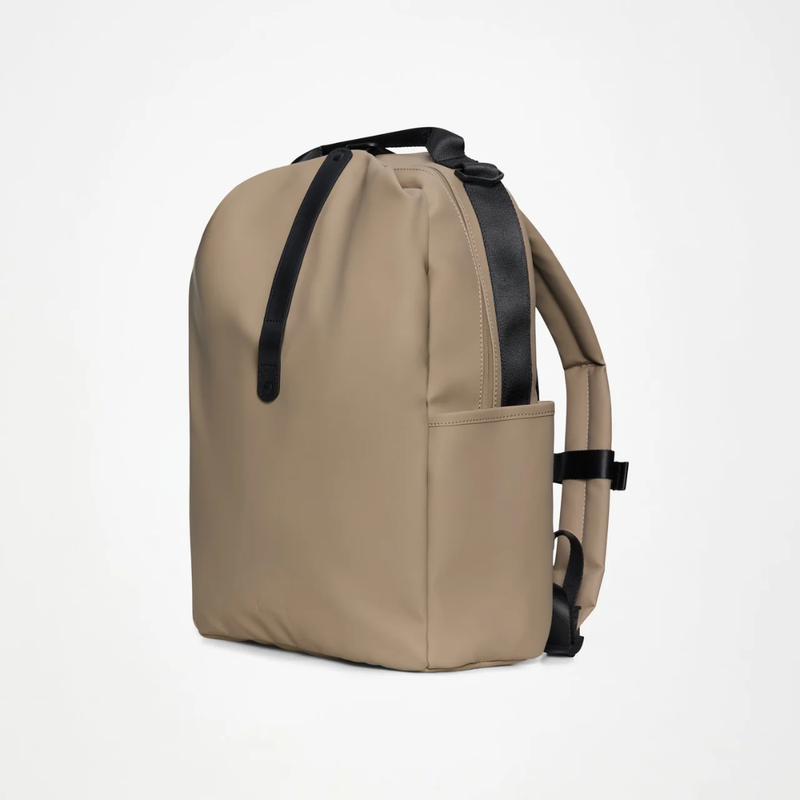 Clip Front Back Pack - Beige