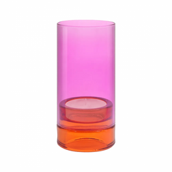 Glass Lantern - Pink