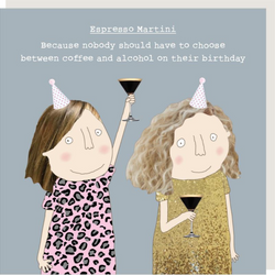 Espresso Martini Greeting Card