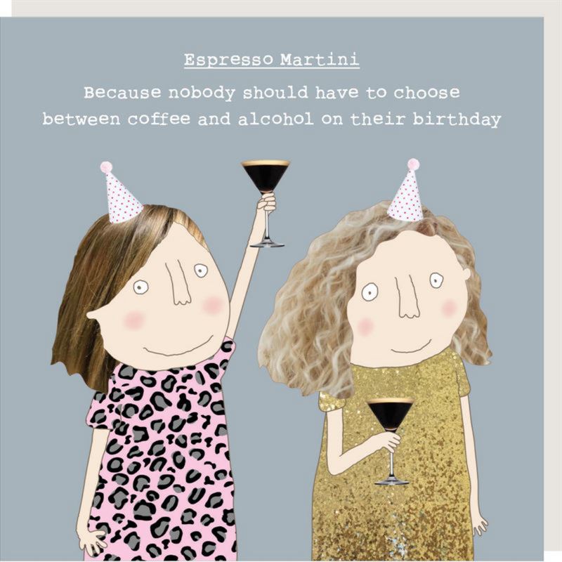 Espresso Martini Greeting Card