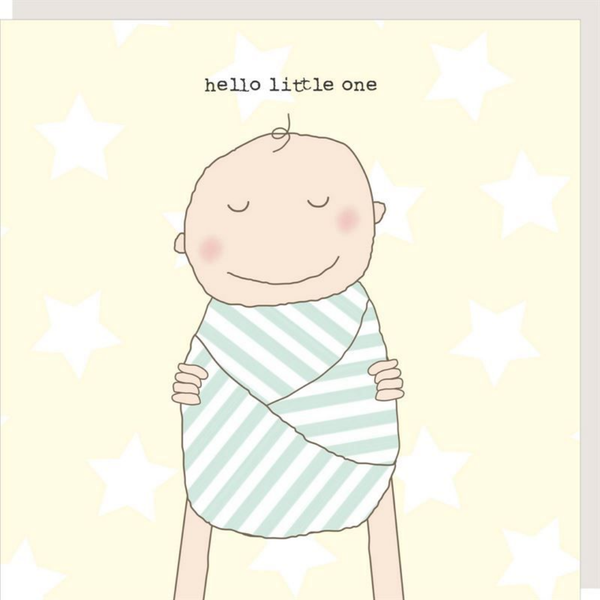Hello Little One Greeting Card - Unisex