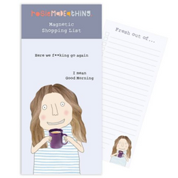 Magnetic Shopping List - Here We Go