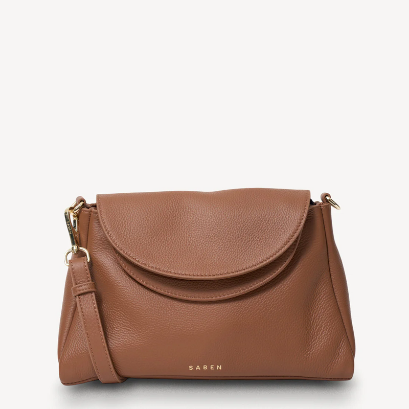 Beckett Crossbody Bag - Tan Luxe