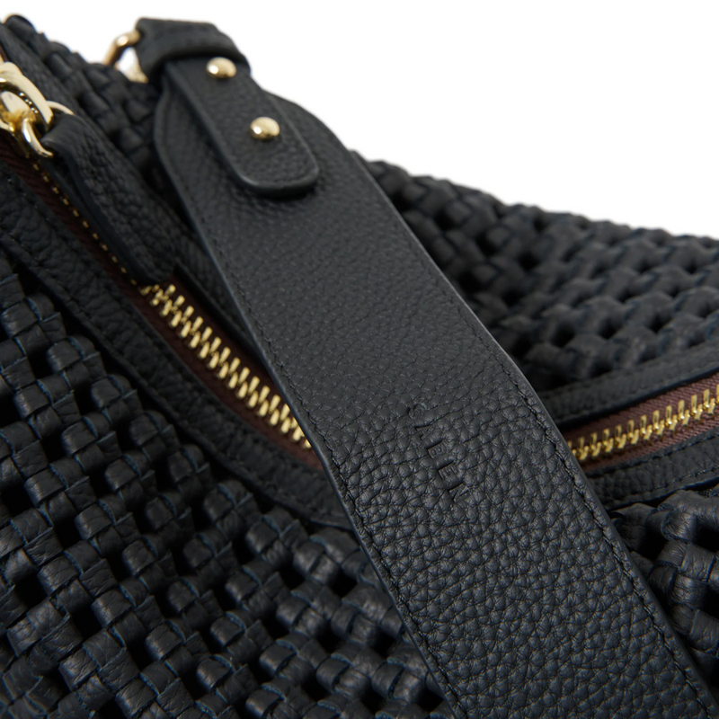 Dane Shoulder Bag - Black Braid