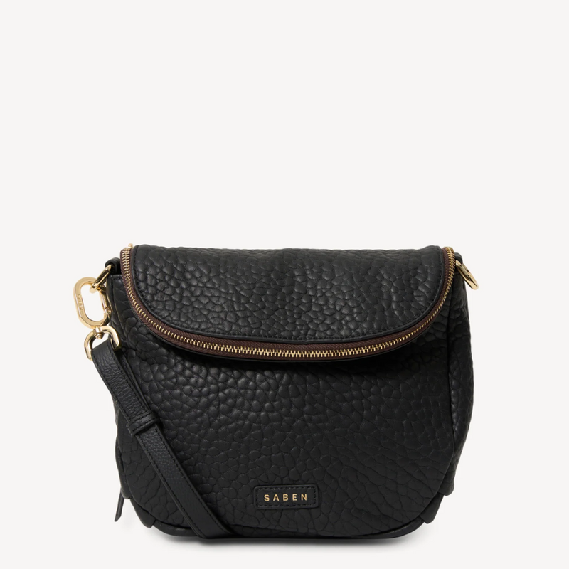 Fifi Crossbody - Black Bubble