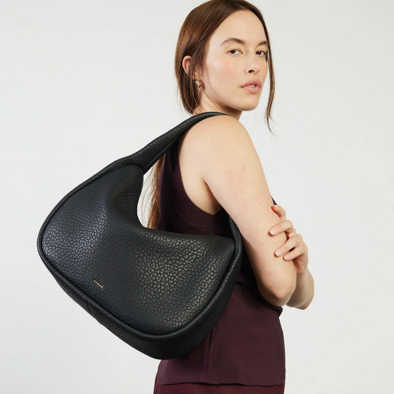 Hana Shoulder Bag - Black Bubble