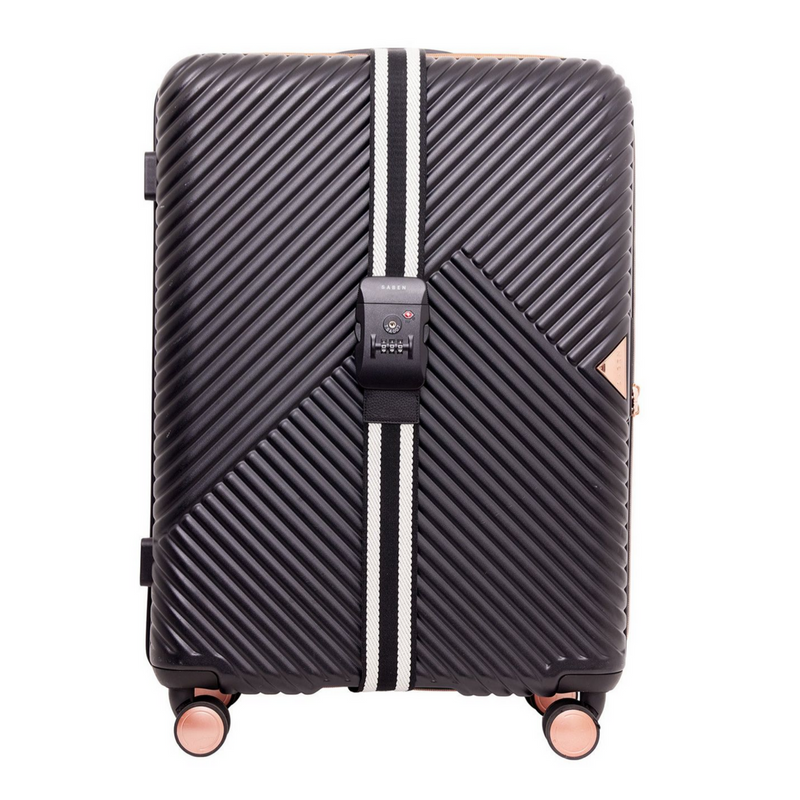 London Luggage Strap - Cactus Stripe