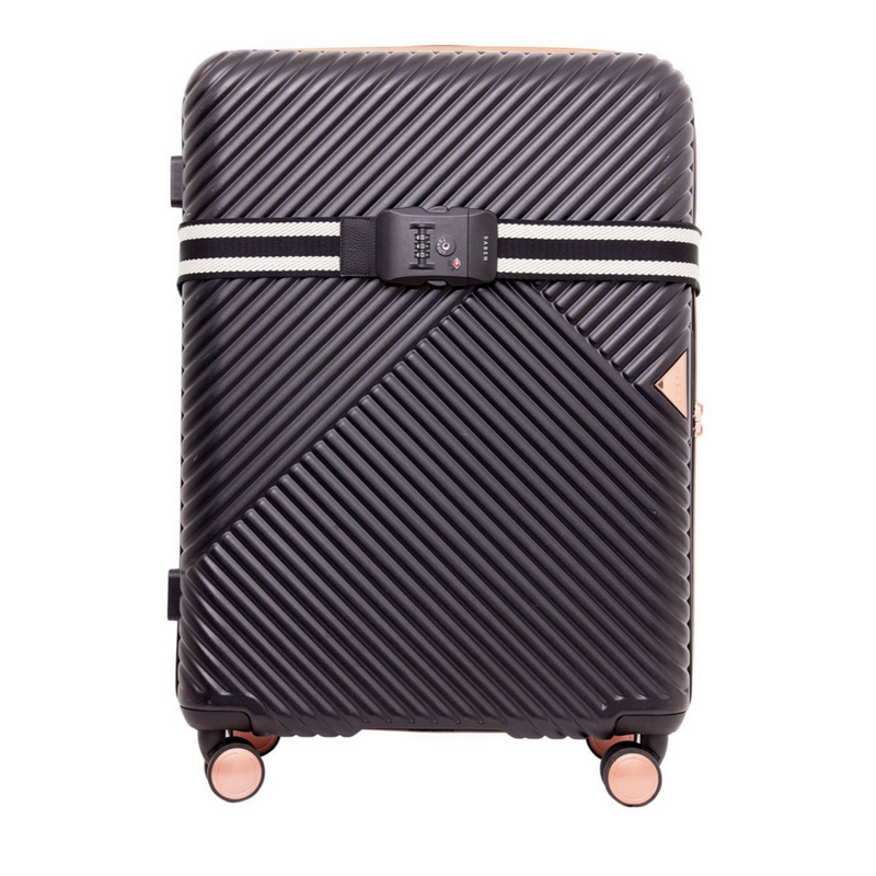 London Luggage Strap - Cactus Stripe