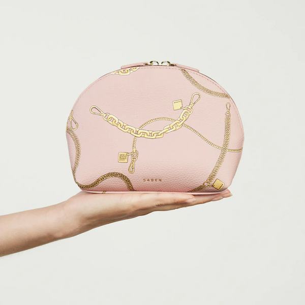 Gabi Make-Up Pouch - Desert Rose Chain Print