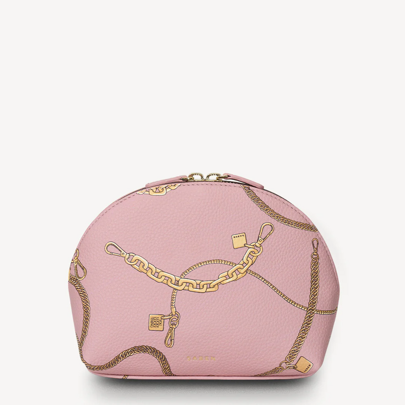 Gabi Make-Up Pouch - Desert Rose Chain Print