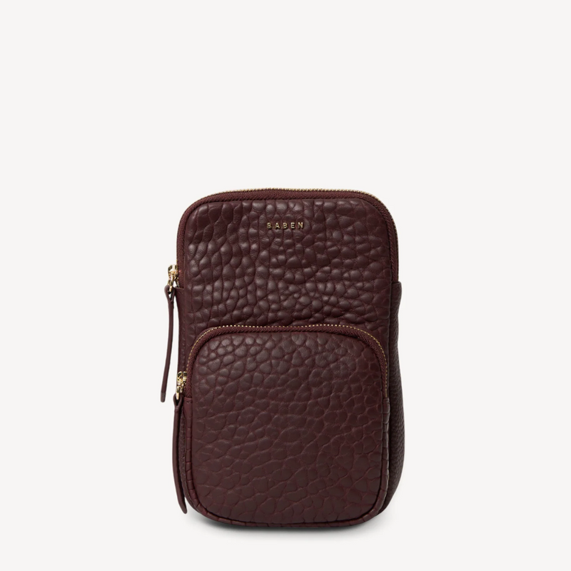 Nikko Pocket Phone Sling - Merlot