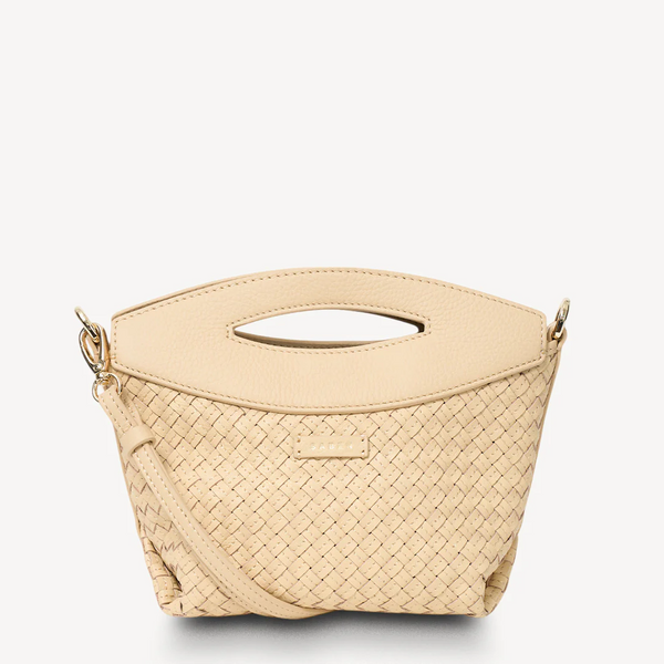 Rocco Crossbody - Raffia Stitched Weave