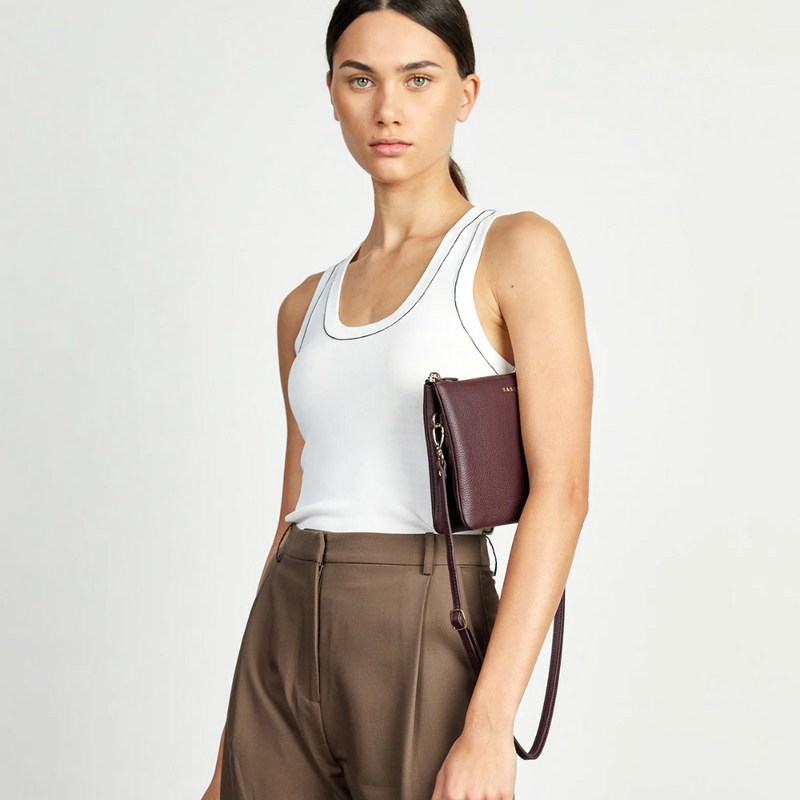 Tilly's Big Sis Crossbody - Merlot
