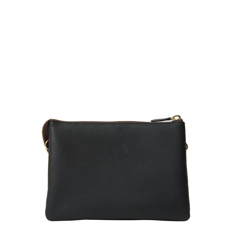 Tilly's Big Sis Crossbody - Black + Gold Stud