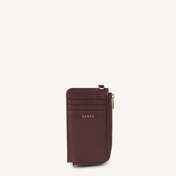 Winona Card Holder - Merlot