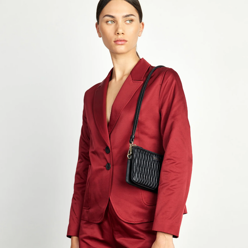 Tilly Crossbody - Black Diamond Quilt