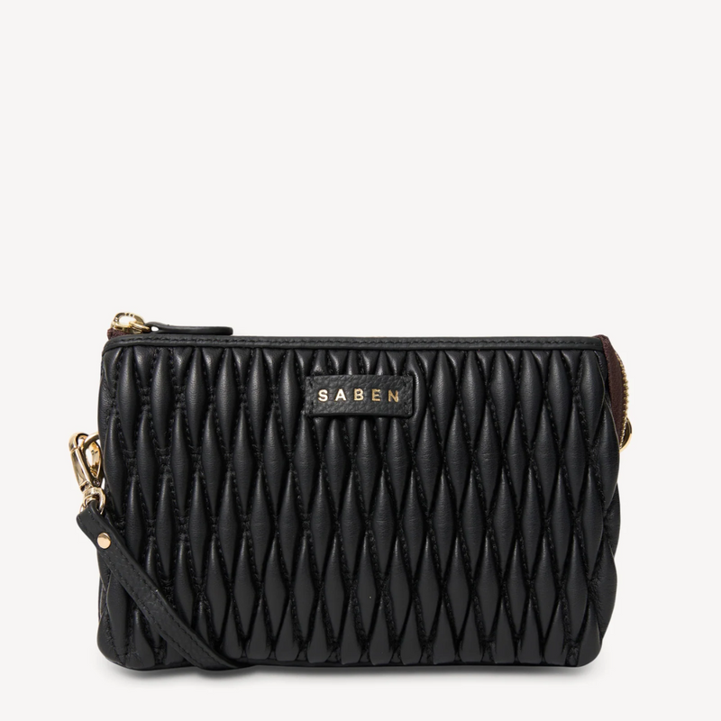 Tilly Crossbody - Black Diamond Quilt