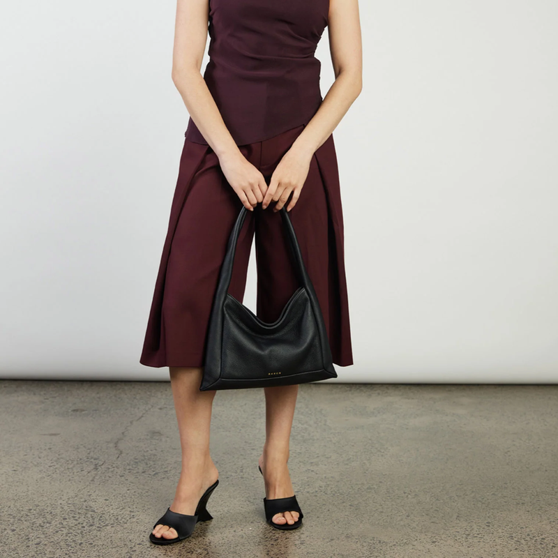 Hazel Shoulder Bag - Black Luxe