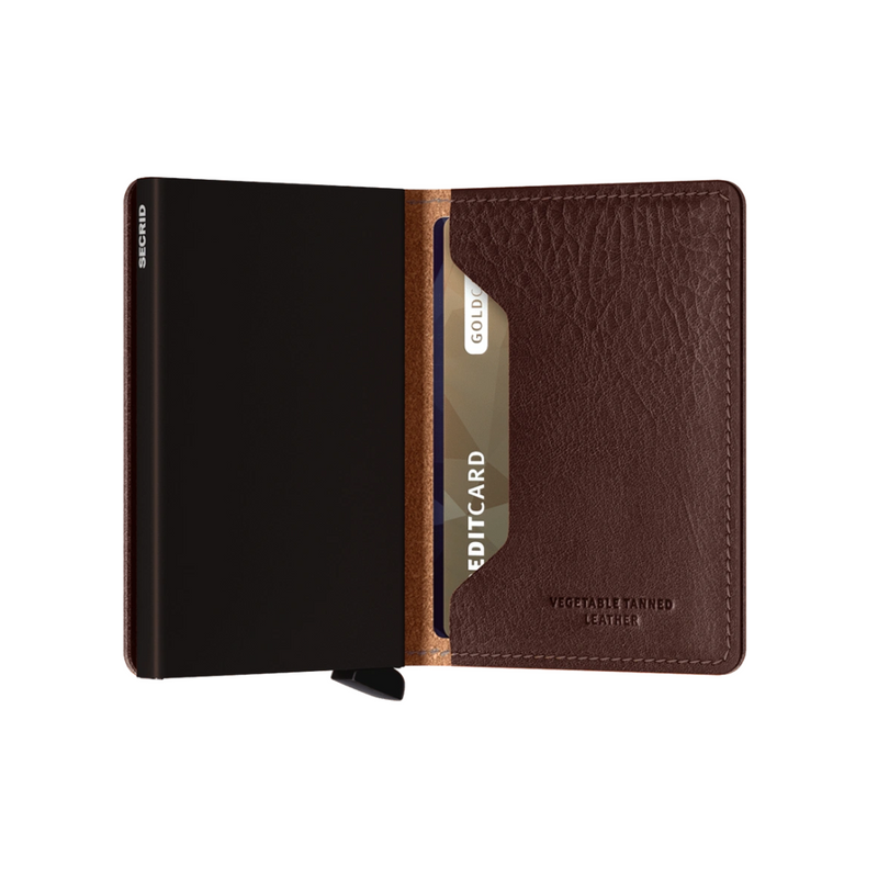 Slimwallet - Vegan Tanned Espresso Brown