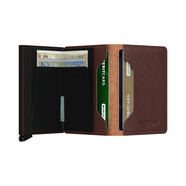 Slimwallet - Vegan Tanned Espresso Brown