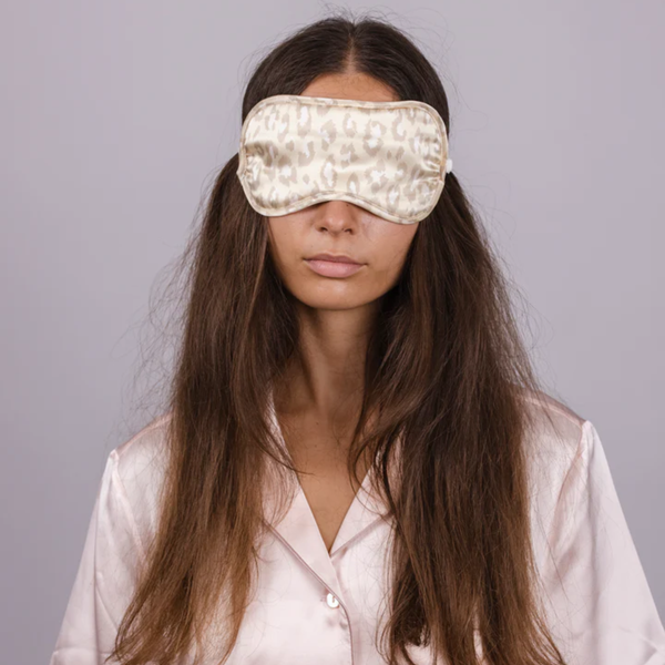 Premium Eye Mask - Sand Leopard