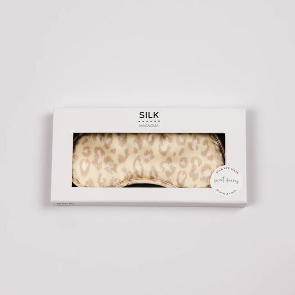 Premium Eye Mask - Sand Leopard