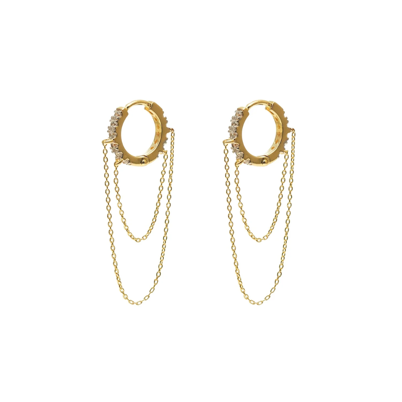 Galaxie Hoops - Gold