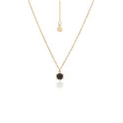 Harmony Necklace - Black Spinel + Gold (Copy)