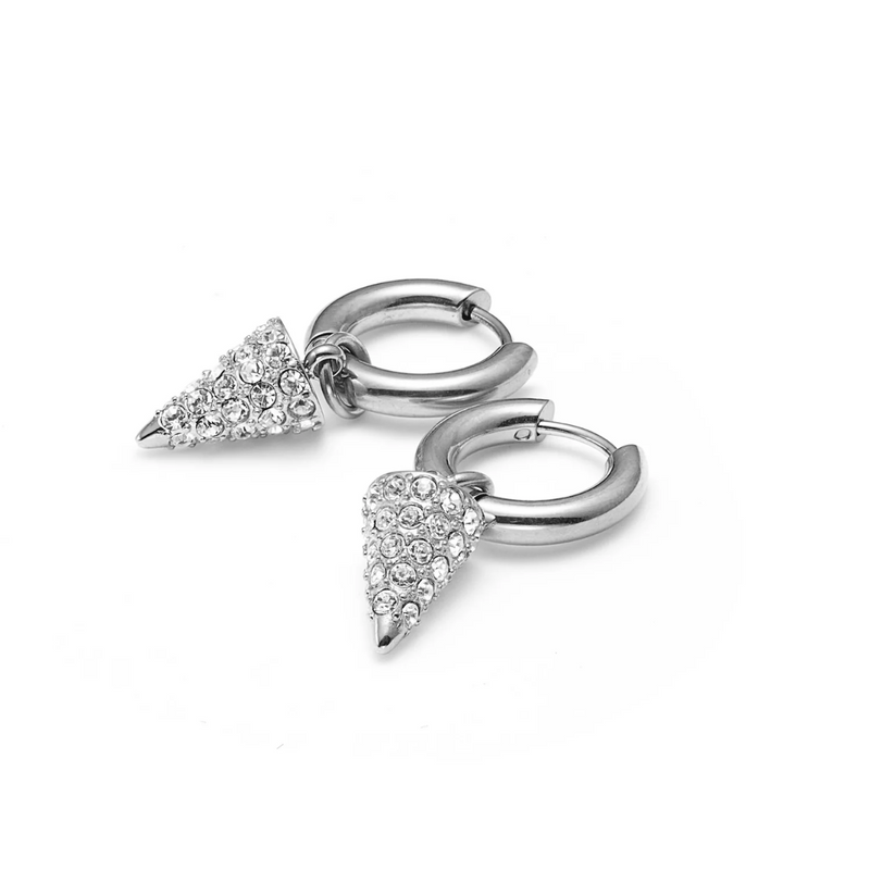 Voltage Hoops - Silver