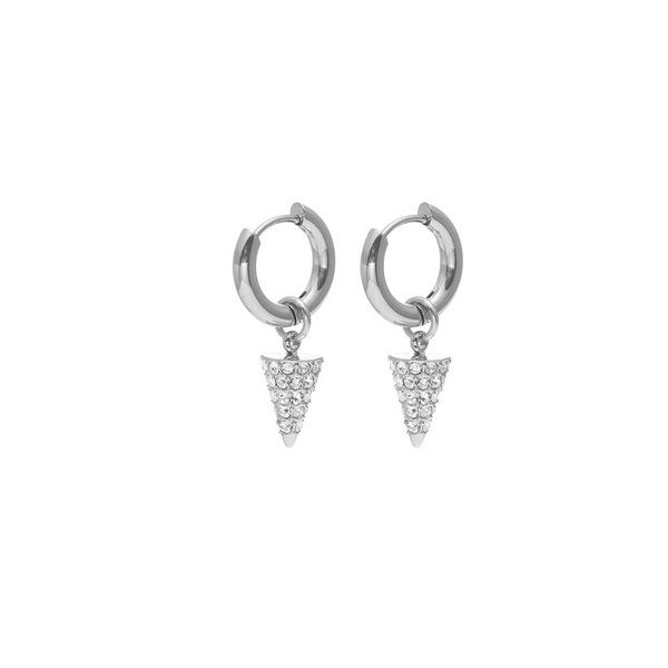 Voltage Hoops - Silver