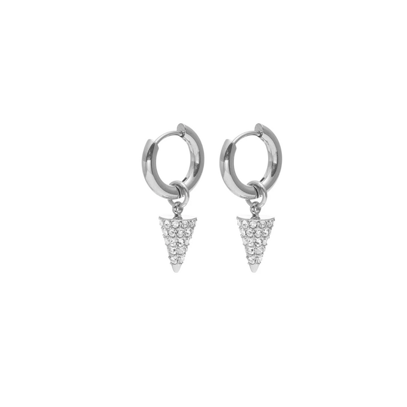 Voltage Hoops - Silver