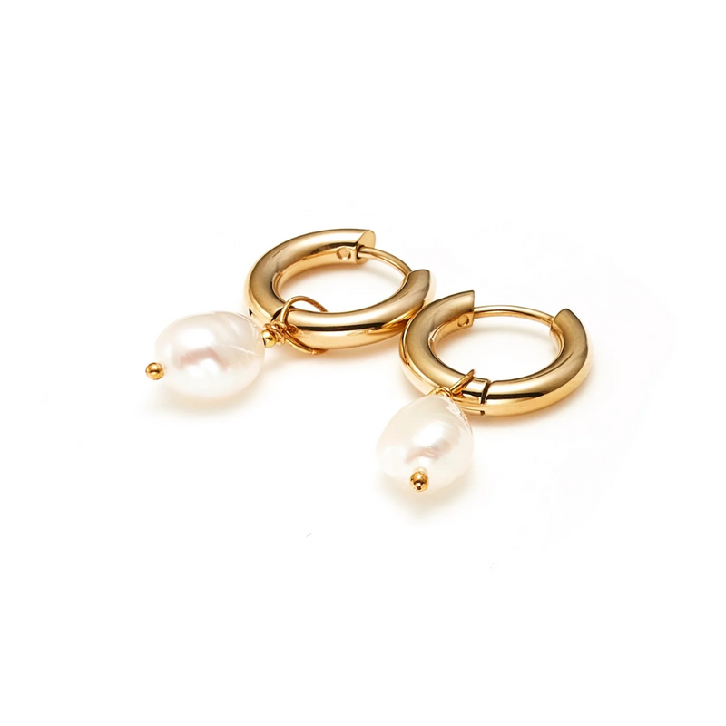 Allure Hoop Earrings - Gold