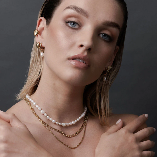 Allure Hoop Earrings - Silver