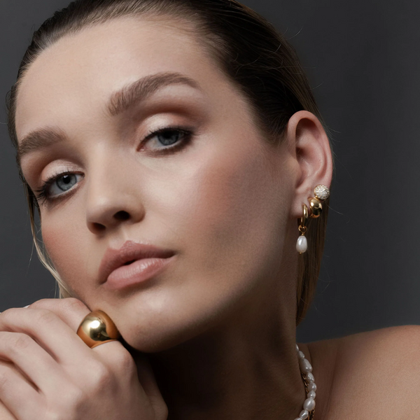 Dynamic Small Hoop Earrings - Silver