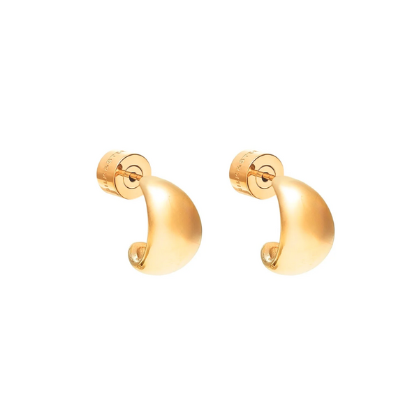 Dynamic Small Hoop Earrings - Gold