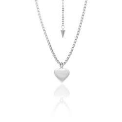 Bisous Necklace - Silver
