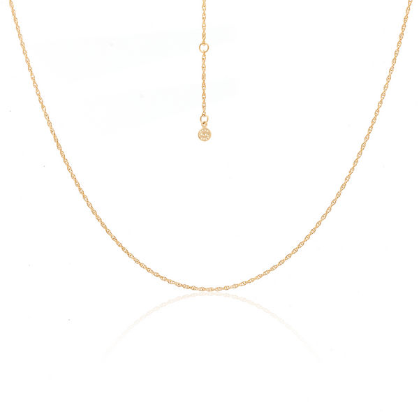 Fine Rope Necklace - Gold