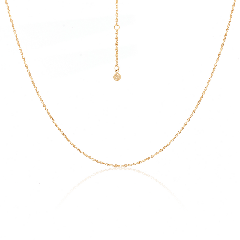 Fine Rope Necklace - Gold